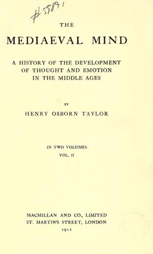 The mediaeval mind