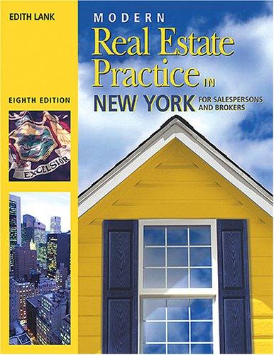 Modern real estate practice in New York
