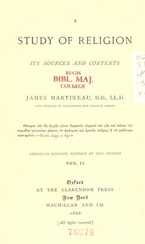 A study of religion