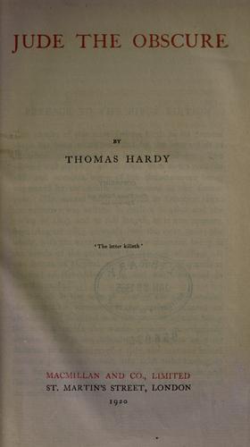 The works of Thomas Hardy in prose and verse, with prefaces and notes