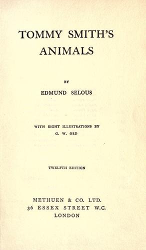 Tommy Smith's animals