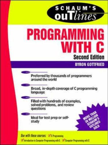 Schaum's Outline of Programming with C