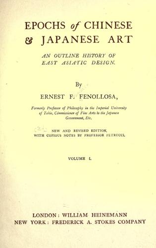 Epochs of Chinese & Japanese art