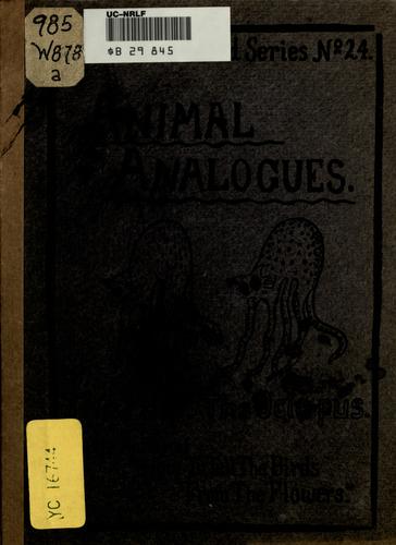 Animal Analogues by Wood, Robert Williams cover