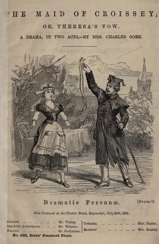 The maid of Croissey, or, Theresa's vow