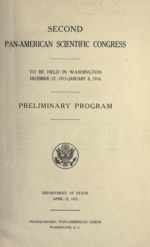 --Preliminary program