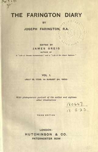 Farington Diary