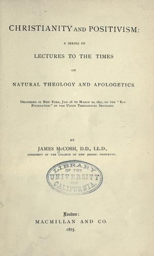 Christianity and positivism