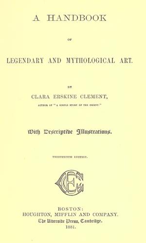 A handbook of legendary and mythological art