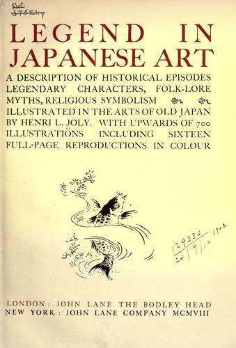 Legend in Japanese art
