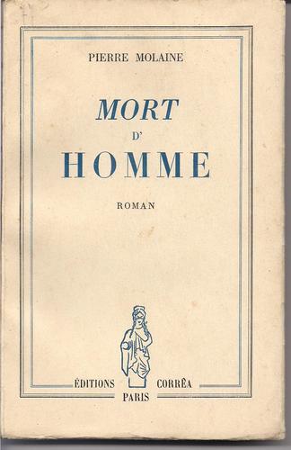 Mort d'homme, roman by Pierre Molaine cover