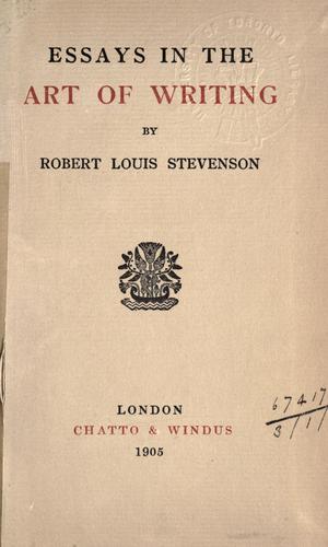 Essays in the art of writing