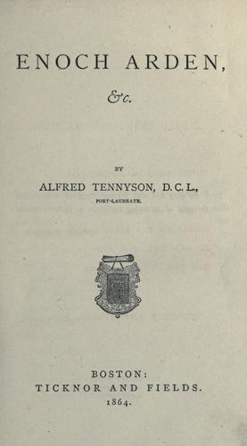 Tennyson's Enoch Arden, etc.
