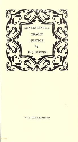 Shakespeare's tragic justice
