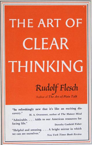 The art of clear thinking