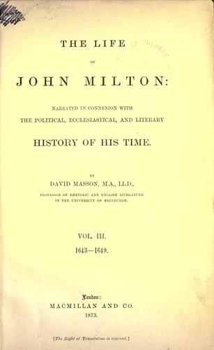 The age of Milton