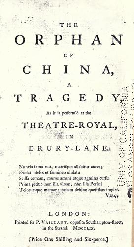 The orphan of China