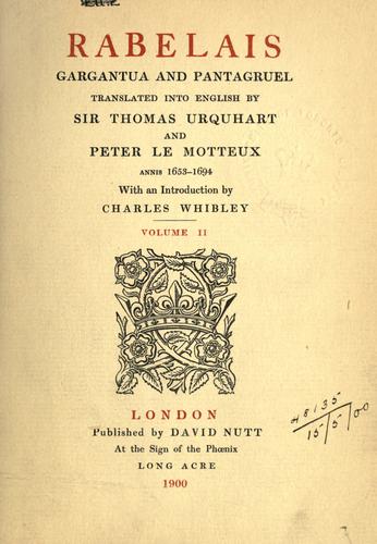 Gargantua et Pantagruel