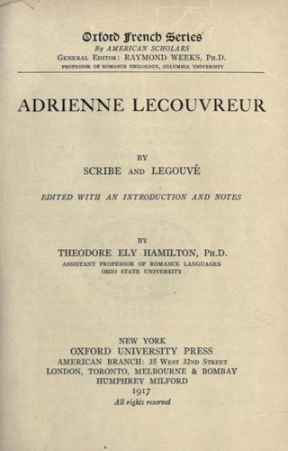 Adrienne Lecouvreur