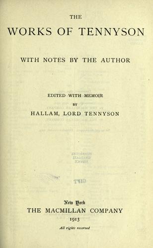 The works of Tennyson