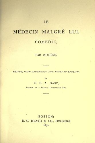 Le médecin malgré lui