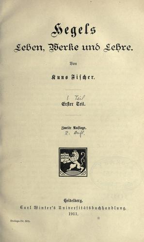 Geschichte der neuern Philosophie