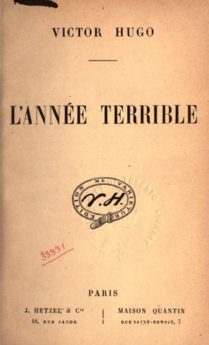 L' Année terrible