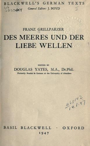 Des Meeres und der Liebe Wellen