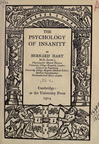 The psychology of insanity