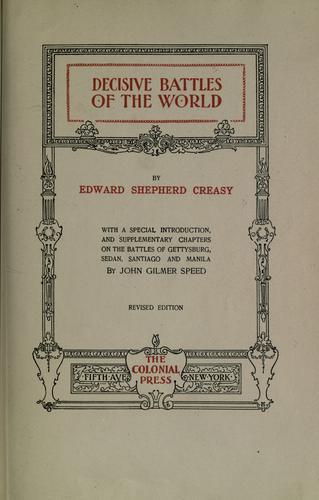 The fifteen decisive battles of the world