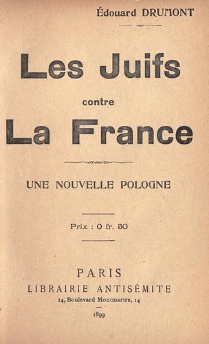 Les juifs contre la France