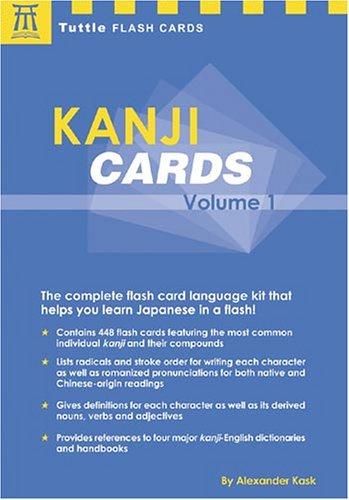 Kanji Cards, Vol. 1 (Kanji Cards) by Alexander Kask cover