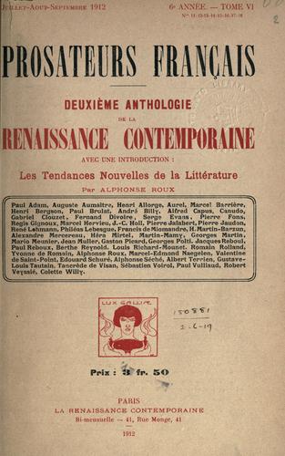 Prosateurs français by  cover