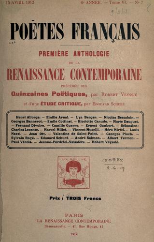 Poëtes français by  cover