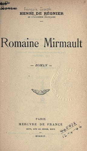 Romaine Mirmault