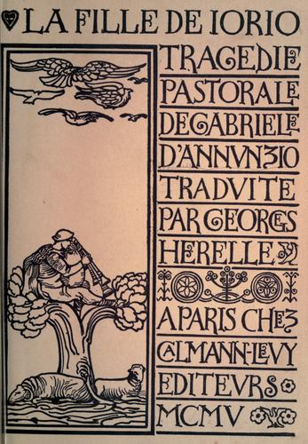 La figlia di Iorio by Gabriele D'Annunzio cover