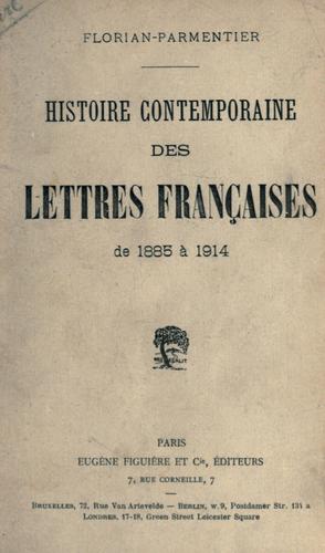 La littérature & l'époque by Florian Parmentier cover