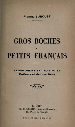 Gros boches et petits français