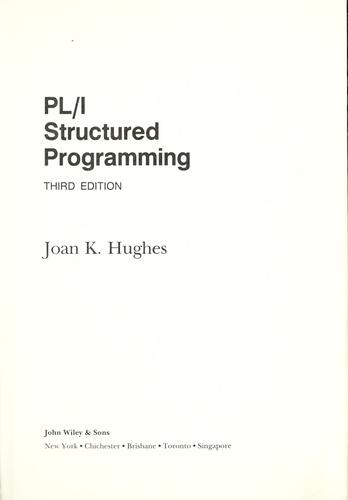 PL/I structured programming