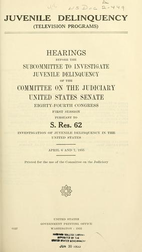 Juvenile delinquency (television programs)