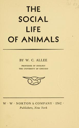 The social life of animals