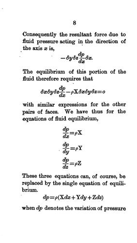 Elements of the mathematical theory of fluid motion