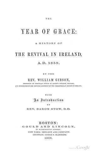 The year of grace
