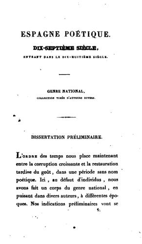 Espagne poétique