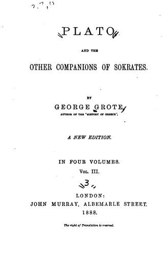 Plato, and the other companions of Sokrates