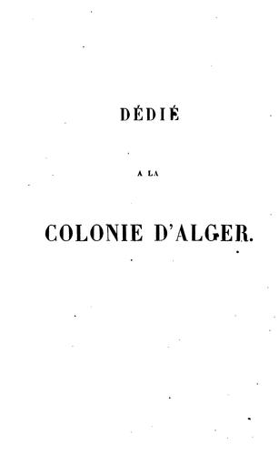 Vocabulaire français-arabe des dialectes vulgaires africains