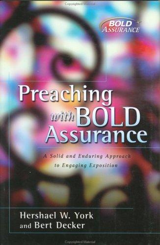 Preaching with bold assurance