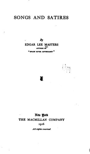 Songs and satires