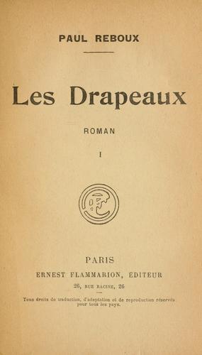 Les drapeaux by Reboux, Paul cover