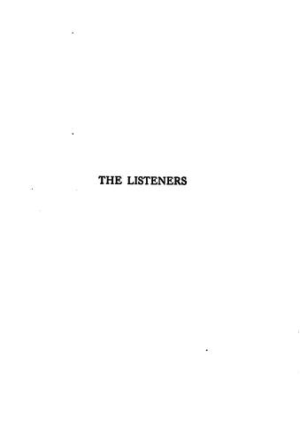 The Listeners and Other Poems